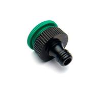 2 x Bulk Hardware BH03992 Screw-On Plastic Snap-Fit Garden Hose Tap Reducing Connector Adaptor, 25 mm (1 inch) Tap to 19mm (3/4 inch) Hose