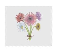 2 x 'Bunch of Flowers' Microfibre Lens/Glasses Cleaning Cloths (LC00020187)