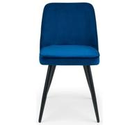 2 x Burgess Blue Fabric Dining Chair
