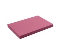 2 x Burgundy Red EVA Foam FULL Height Yoga Block | 5cm / 2 inch FULL HEIGHT | 305mm x 205mm x 50mm | YogaMad | Pair/set of 2 Yoga & Pilates Blocks