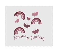 2 x 'Butterflies and Rainbows' Microfibre Lens/Glasses Cleaning Cloths (LC00029381)