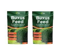 2 x Buxus Feed 1 kg Pouches | Suitable For All Buxus Species In Hedges Or Containers | Promotes Dense And Healthy Growth