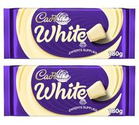2 x Cad Creamy White Chocolate Bar 180g | Delightful Treats | Gift for All Occasions For Everyone to Share and Gift, Suitable for Vegetarians