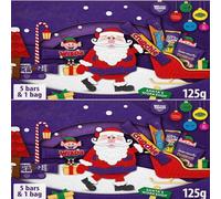 2 x Cadbary Chocolate Xmas Santa Selection Box Medium 125g