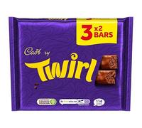 2 x Cadbary Twirl Chocolate Bar 3 Bar Multipack 129g