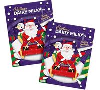2 x Cadbury Dairy Milk Chocolate Xmas Advent Calendar 90g - 24 luxurious chocolates to countdown to Christmas 2025