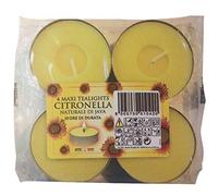 2 X Candles Maxi TEALIGHTS CITRONELLA,10HR Pack of 4