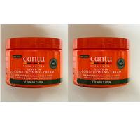 2 X Cantu for Natural Hair Leave-In Conditioning Cream 12 oz/340g.