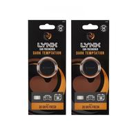 2 x Car Air Freshener Lynx Dark Temptation Mini Vent