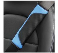 2 x Car Seat Belt Covers for Lexus UX HEV 2019-2023 - Soft Shoulder Strap Pads Protector Breathable Leather Safety Belt Cushion Driving,Blue