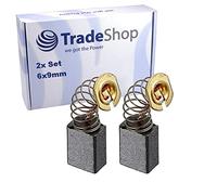 2 x Carbon Brushes Replaces CB408 CB410 CB411 CB422 191940-4 191938-1 643408-1 for Many Makita Power Tools/Motor Coals Abrasive Carbon 6 x 9 x 12 mm