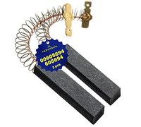 2 x Carbon Washing Machine Brushes for Motor 43x12,5x5mm 4,8 AMP 00605694 | for Bosch Maxx 6 Maxx 7 Logixx 8 for Siemens iQ100 iQ300 - MONTERAL