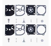 2 x Carburetor Diaphragm Repair Rebuild Kit Fit for Husqvarna 45 40 49 55 51 Saw H55 H51 240R 245R Trimmer Zama RB-45