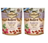 2 X CARNILOVE INTO THE WILD GRAIN FREE PREMIUM DOG TREAT CRUNCHY SNACKS FLAVOURS