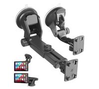 2 x Carplay Mount, Carplay Display Stand for Carpuride, 2 x Car Game Monitor Mount, Universal Suction Cup Mount for Apple Car Play, Portable Stereo Stand, Mount for