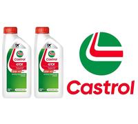 2 x Castrol 1 Litre GTX Engine Oil 15W-40 15W40 A3 / B3 With Sludge Protection