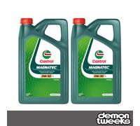 2 x Castrol Magnatec Fully Synthetic 0W30 Diesel Engine Oil - 5 Litre