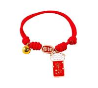 2 X Cat Necklace Festive Holiday Decor Adjustable Cartoon Woven Puppy Collar with Bell(C)