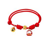 2 X Cat Necklace Festive Holiday Decor Adjustable Cartoon Woven Puppy Collar with Bell(F)