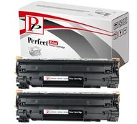 2 x CE285A 85A Compatible Toner Cartridge for HP Laserjet PRO M1130 M1132 M1210 M1210MFP M1212NF M1213NF P1100 P1102 P1102W, 1600 Pages