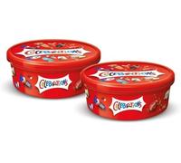 2 x Celebrations Milk Chocolates Tub 500g Assorted Individually Wrapped Milk Chocolate Selection, Sharing Chocolate Gift Tub for Christmas