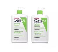 2 X Cerave Hydrating Cleanser with 3 Essential Ceramides 33.8oz / 1 Litre.