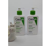 2 x CERAVE Hydrating Cleansing Lotion Cleanser Normal Dry Skin 236 ml