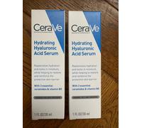 2 X CeraVe Hydrating Hyaluronic Acid Serum Frag Free All Skin Types (2x30=) 60ml