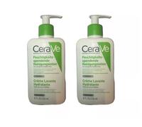 2 X CeraVe Moisturising Cleansing Lotion with 3 Essential Ceramides 8oz / 236ml.