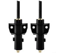 2 x Ceset Motor Brushes for Hoover Washing Machine 92126721 49018683 Replacement Carbon Brushes Set Pair Compatible A127 AAA140 AC110