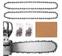 2 X Chainsaw Chain for 16 Inch, 55 DL, 3/8" LP, .050” Gauge, Full Chisel | Compatible with Stihl 018 MS180 MS181 020 021 023 MS200T MS211 MS201T MS231 and more