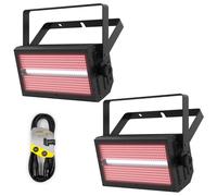 2 x Chauvet DJ Shocker Panel FX LED Panel with DMX Cable DJ Stage Disco