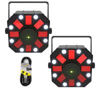 2 x Chauvet DJ Swarm 5 ILS FX 3-in-1 Lighting Effect with DMX Cable