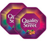2 x Chocolate Tub Quality Street 550g Sharing Tub, Assorted Toffees, Creams & Chocolate Sweets, Individually Wrapped Selection for Christmas, Gifting, Parties & Family Sharing By Kavya Global