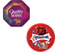 2 x Chocolate Tubs ASSORTED PACK 1 EACH Of Celebrations and Quality Street Sharing Tub Perfect For Christmas