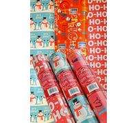 2 x Christmas Gift Wrap Paper 3 Rolls x 20M (60 Metres) Presents Gifts Prize Xmas