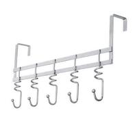 2 x Chrome Finish Over Door Hangers for Fire Check Doors 45mm
