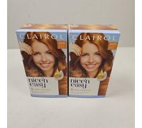 2 X CLAIROL NICE'N EASY HAIR DYE 8WR GODEN AUBURN