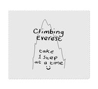 2 x 'Climbing Everest Take One Step At A Time' Microfibre Lens/Glasses Cleaning Cloths (LC00028829)