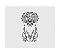 2 x 'Clumber Spaniel Dog' Microfibre Lens/Glasses Cleaning Cloths (LC00024821)