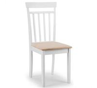 2 x Coast White Dining Chair