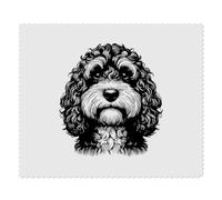 2 x 'Cockapoo Dog' Microfibre Lens/Glasses Cleaning Cloths (LC00029776)