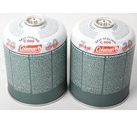 2 x Coleman 500g self sealing gas cartridge butane/propane mix