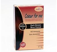 2 x Colour For Me Powder Dye Dark Brown no. 2