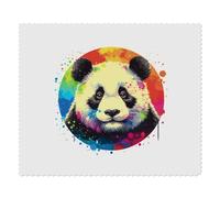 2 x 'Colourful Panda' Microfibre Lens/Glasses Cleaning Cloths (LC00027694)