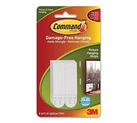 2 X Command Medium Picture Hanging Strips, 17201 4pk (1 Pack of 4 Sets)
