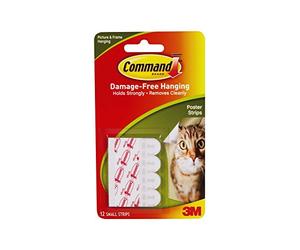 2 X Command Poster Mounting Adhesive Strips