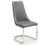2 x Como Grey Cantilever Dining Chair