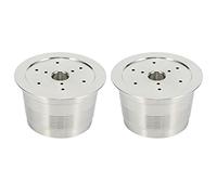 2 x Compatible with Caffitaly Coffee Machines Manufacturers, Stainless Steel, Refillable Reusable Capsule