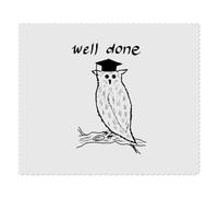 2 x 'Congratulations You Passed Your Degree ' Microfibre Lens/Glasses Cleaning Cloths (LC00027030)